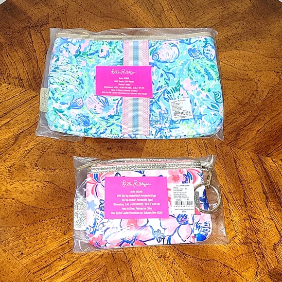 Lilly Pulitzer GWP Zip Top Wallet & Pouch, NWT - Picture 11 of 13